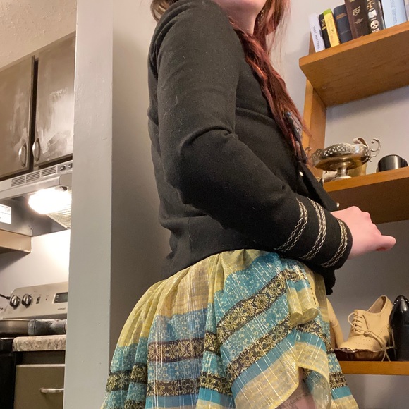 Military western boho goth jacket - Picture 6 of 6